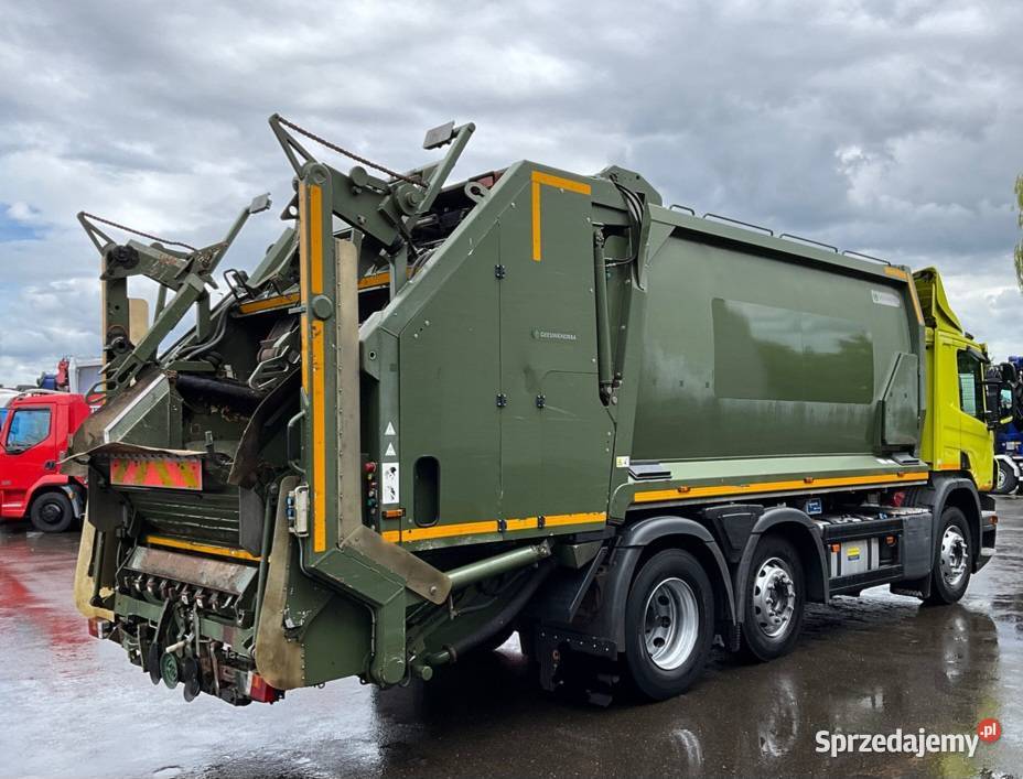 Smieciarka Geesink Norba 20m3 Scania Eur 6 żółty Warszawa sprzedam