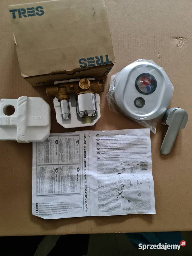 Bateria TRES wannowa natryskowa podtynkowa NOWA Puszczykowo