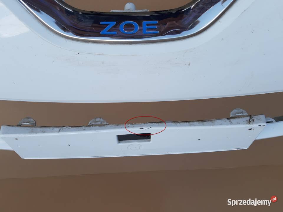 RENAULT ZOE LIFT ZDERZAK PRZÓD PRZEDNI osobowe Części samochodowe lubuskie Trzciel