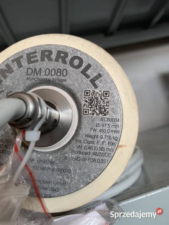 Interroll DM 0080 Drum Motor 140 W M34 975 mm x