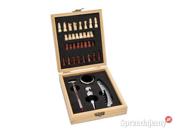 Zestaw z Kompletem Akcesoriów do Wina z Szachami Pozostałe śląskie Ostrowy nad Okszą