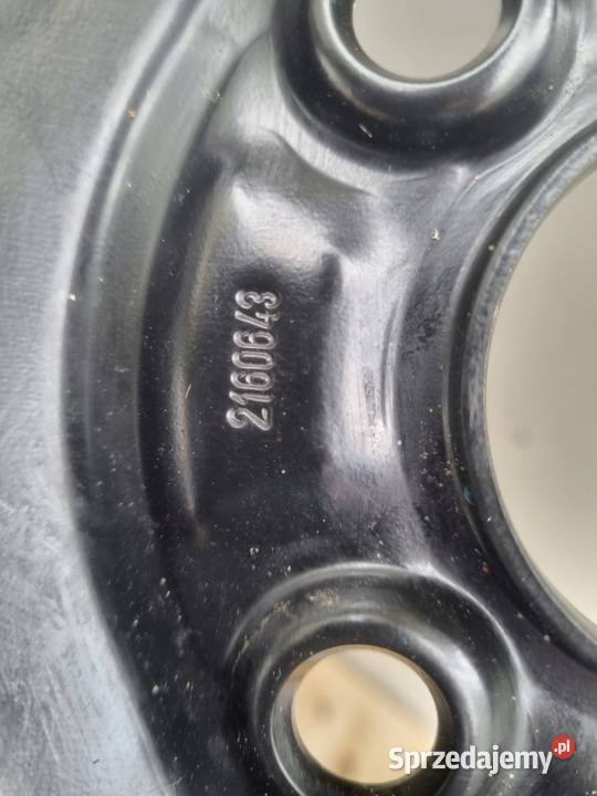 KOŁO ZAPASOWE DOJAZDOWE 12570 R16 Yaris III KOŁO Rudka