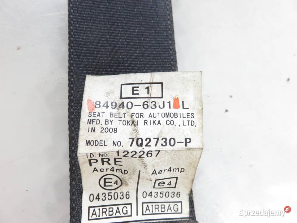 PAS LEWY PRZEDNI SUZUKI SWIFT III MZ EZ