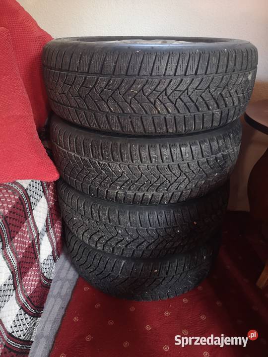 4 kola felgi mitsubishi 5x1143 z oponami Dunlop Katowice