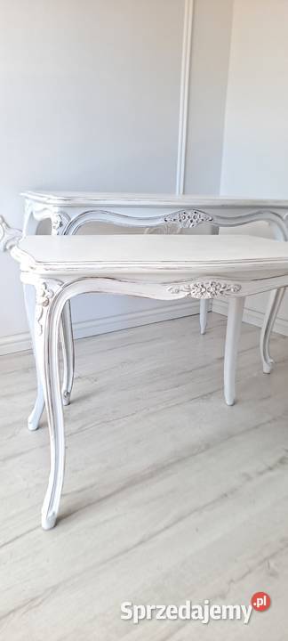 Stylowa ława stolik kawowy Shabby Chic Ludwik Szczecin
