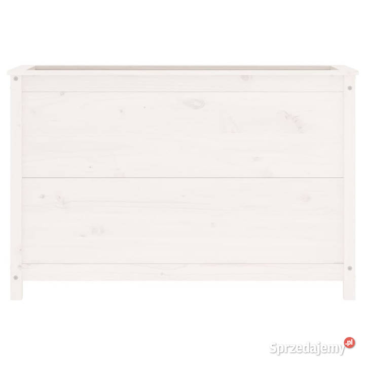 Donica ogrodowa na nóżkach biała 1195x40x78 Warszawa