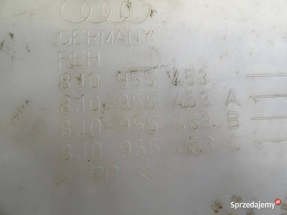 ZBIORNIK ZBIORNICZEK PŁYNU SPRYSKIWACZY AUDI TT Wycieraczki i spryskiwacze