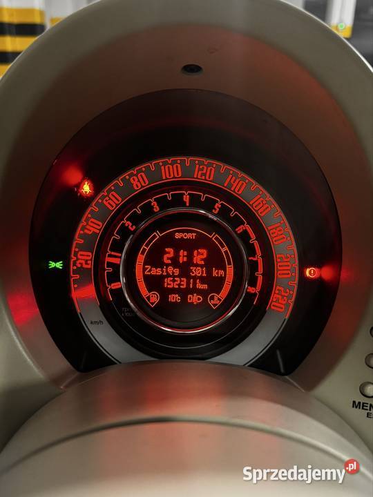 Fiat 500 14 sport 100hp 2009 nieuszkodzony sprzedam