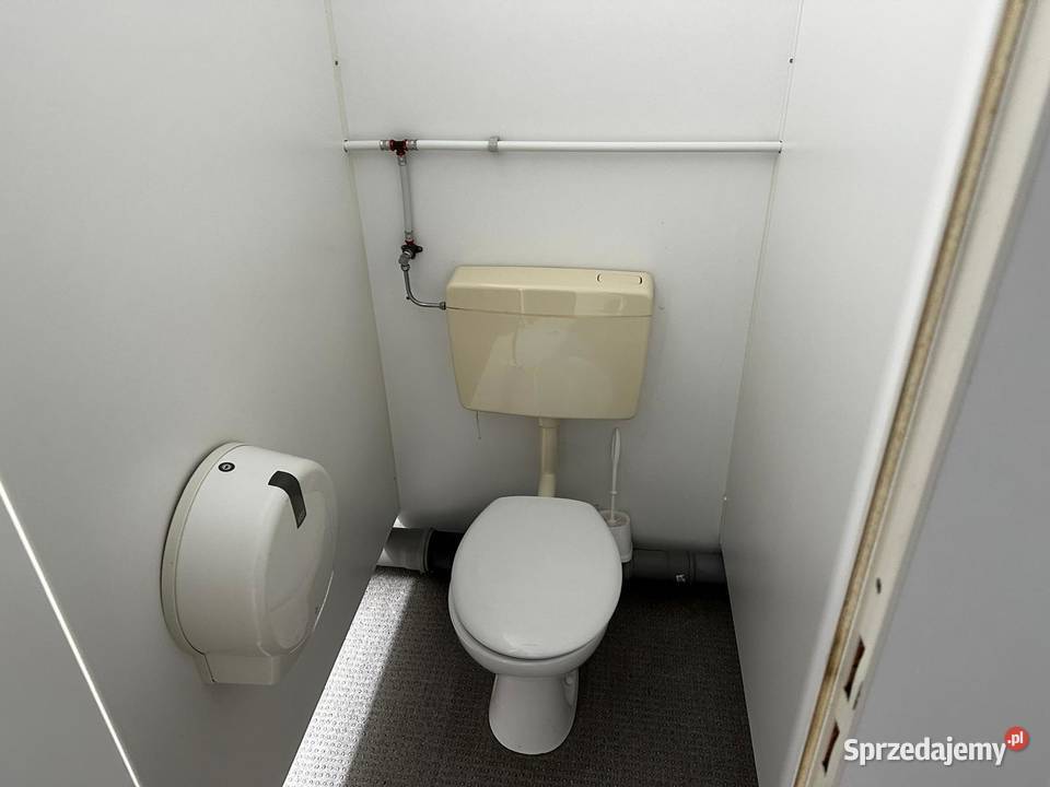 KONTENER SANITARNY WYPOSAŻONY 2x WC 2x PISUAR 2x
