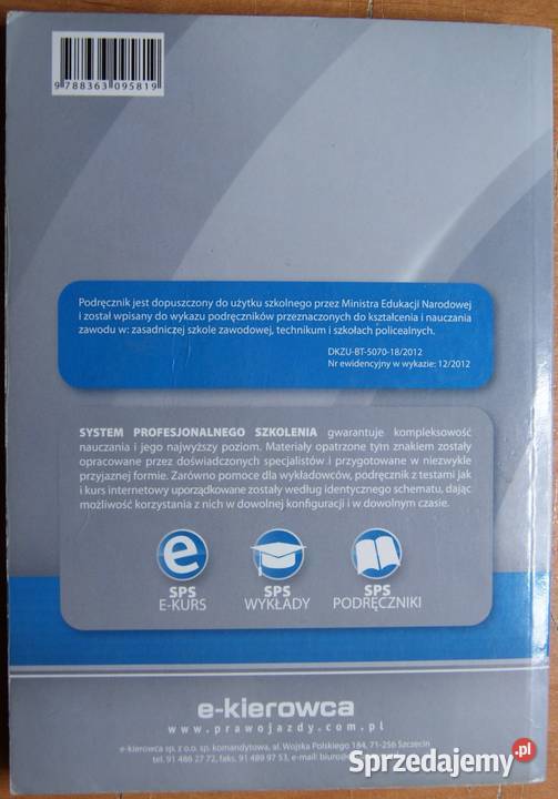 Podręcznik kursanta kategoria B miękka Parczew sprzedam