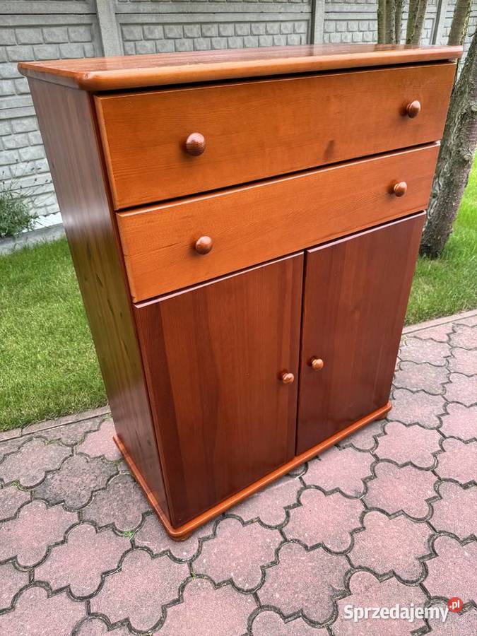 Komoda sosnowa drewniana Skalik kolor olcha mazowieckie