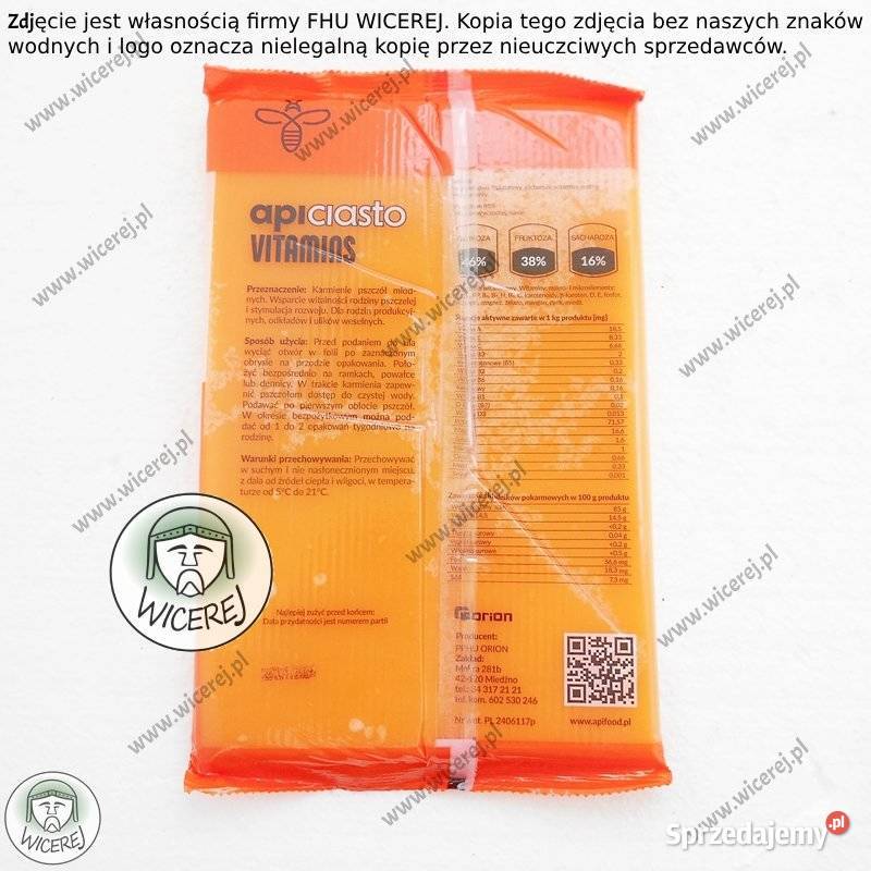 Ciasto Apifood Vitamins Apiciasto 1 Pszczół Rolnictwo podkarpackie
