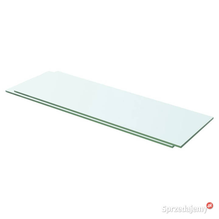 Półki 2 panel z przezroczystego szkła 60 x 15 Warszawa