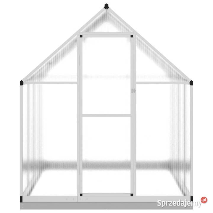 Szklarnia z ramą podstawy srebrna 224x169x202 mazowieckie Warszawa