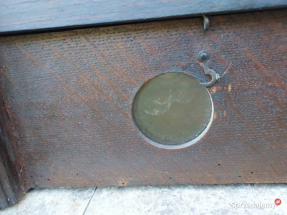 S190 Skrzynia obudowa starego zegara szafka pomorskie Tczew