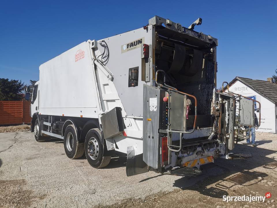 Renault Premium 320 DXi Euro5 śmieciarka 3osiowa Książ Wielki
