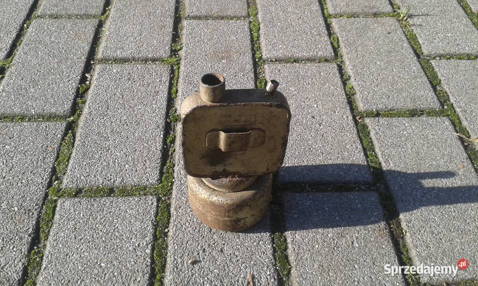 Lampa karbitowa PKP PRL sam wkład Gdynia