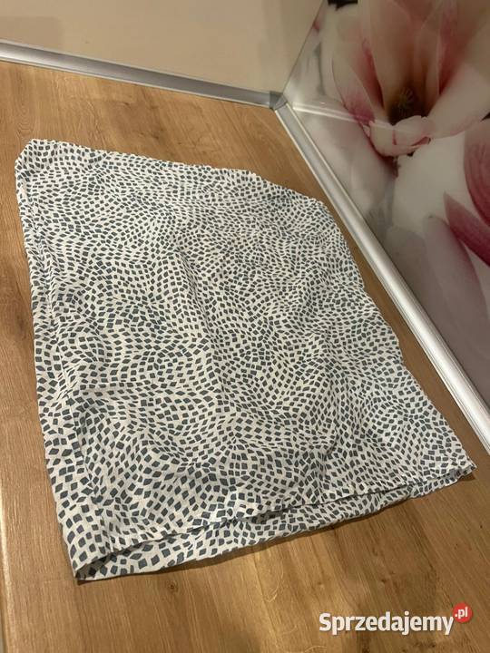 Biała poszewka w kropki duża pomorskie