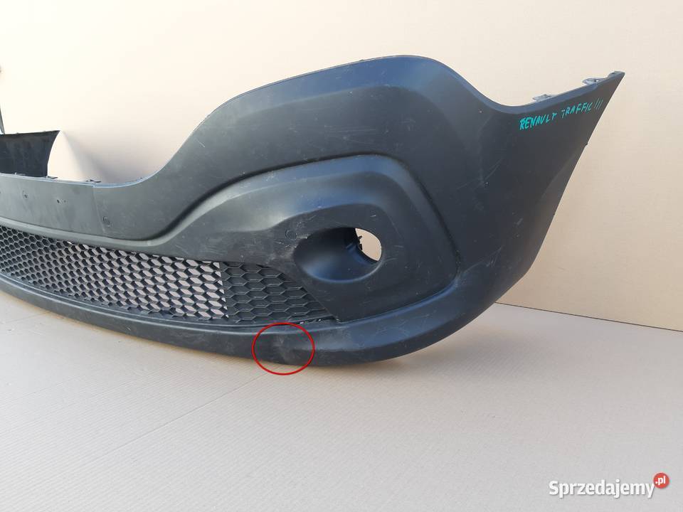 RENAULT TRAFIC III ZDERZAK PRZÓD PRZEDNI PDC lubuskie Trzciel