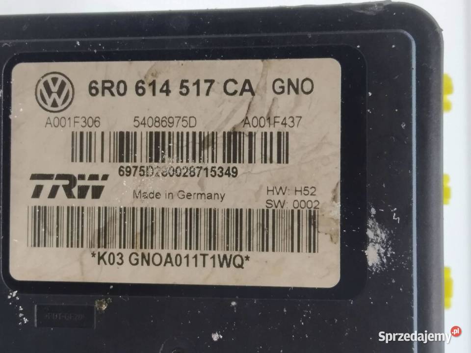 POMPA ABS 6R0614517CA Skoda Rapid I 20122019 Układ ABS i ESP