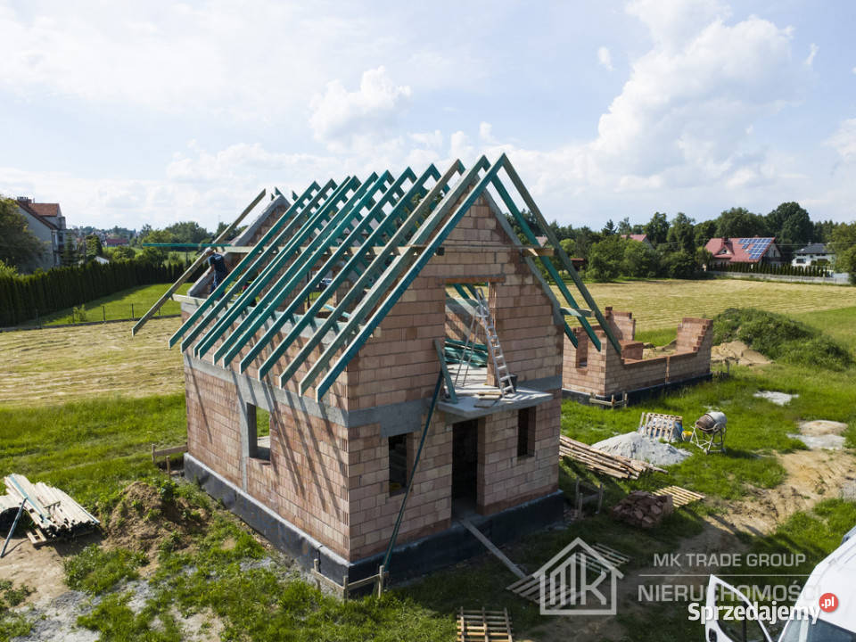 Nowy dom wolnostojący Kłaj pow 80m2 rekuperacja małopolskie