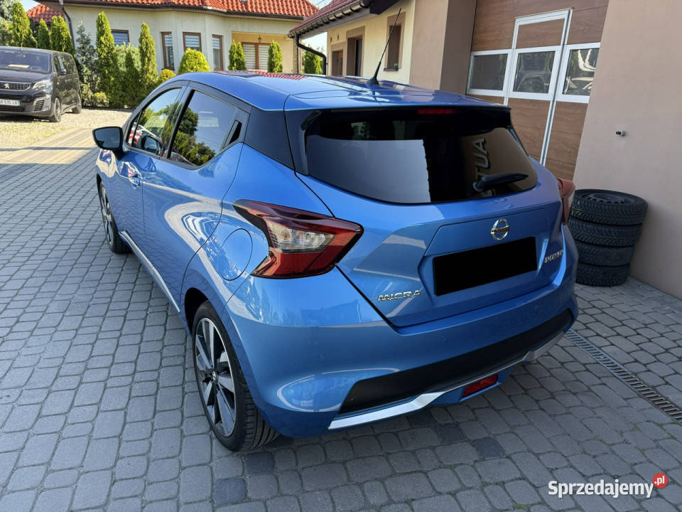 Nissan Micra Rezerwacja K14 2017 kurtyny powietrzne Orzech