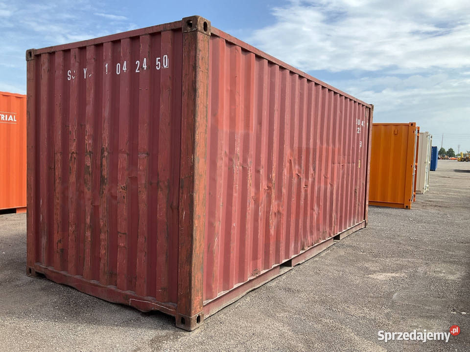Kontener morski magazynowy 20DV 6 metrowy Łomża