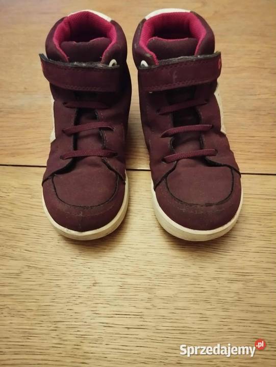 Bordowe buty kostkę Gorzów Wielkopolski sprzedam