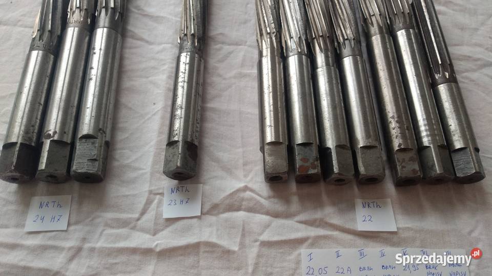 Rozwiertaki ręczne stałe polskie NRTh 24 23 22 śląskie sprzedam