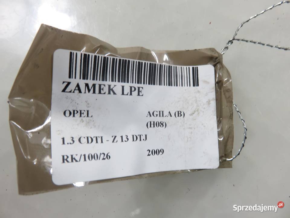 ZAMEK LEWY PRZEDNI OPEL AGILA B H08 8220251K60
