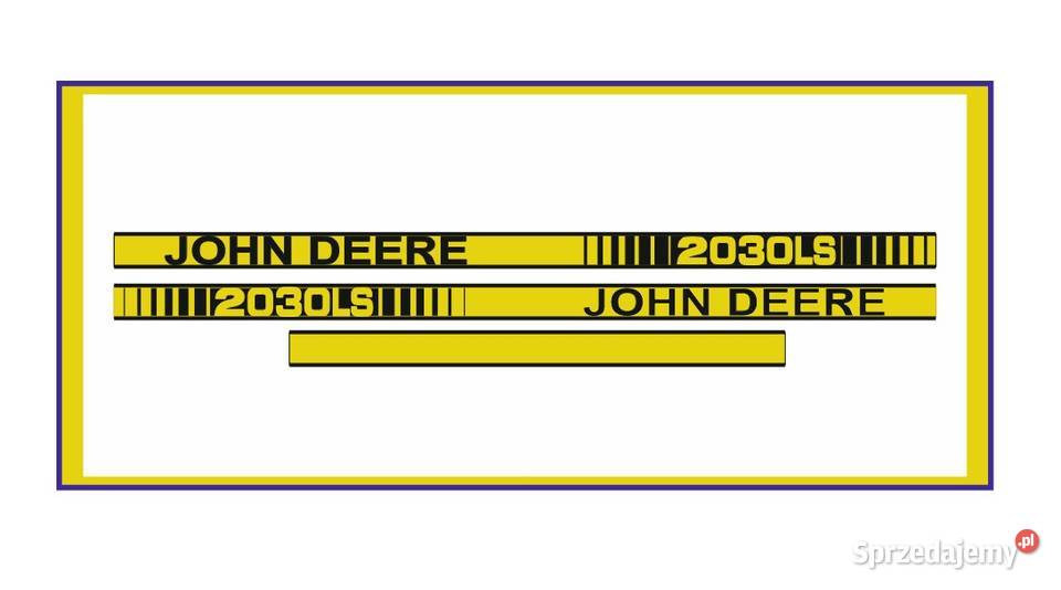 Naklejki John Deere 2030LS Traktor Ciągnik Kędzierzyn-Koźle
