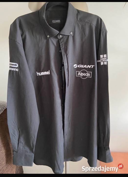Koszula czarna Team Giant Alpecin 46 Zoomers wielkopolskie Rogoźno
