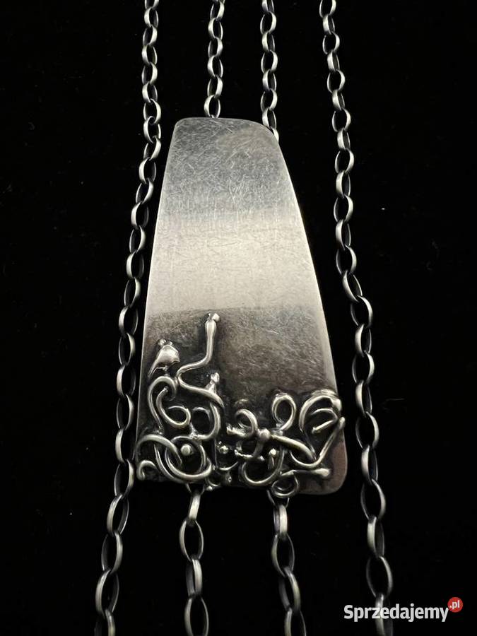 Srebrny autorski wisior z łańcuchem srebro 92t Warszawa sprzedam