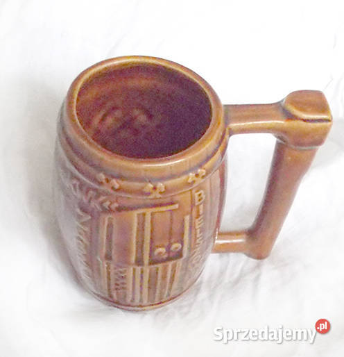 duży kufel z ceramiki prl kufel górniczy retro Bydgoszcz