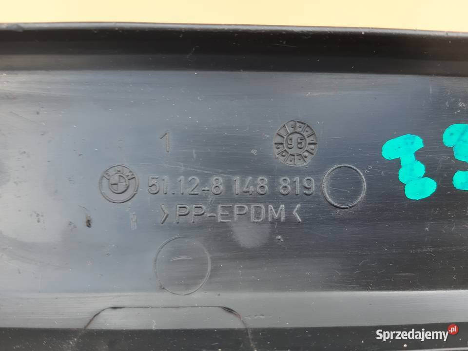 BMW E34 M5 DOKŁADKA ZDERZAKA TYŁ LISTWA Trzciel sprzedam