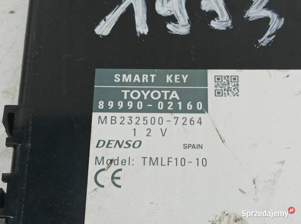 MODUŁ SMART KEY 8999002160 Toyota Auris II 2012 osobowe sprzedam