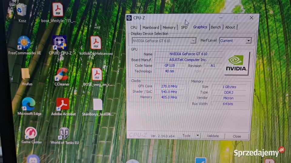ASUS NVIDIA GeForce GT 610 opolskie Opole