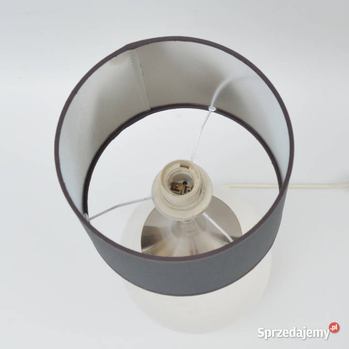 Lampa stołowa ROGO Leuchten Niemcy lata 80 biały mazowieckie Warszawa