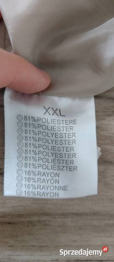 Płaszcz beżowy kolano Brzechów