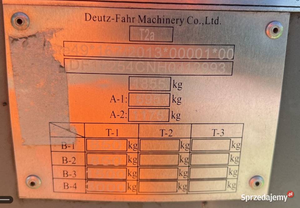 Ciągnik sadowniczy Deutz Fahr CD 254 4x4 25 Kraków sprzedam