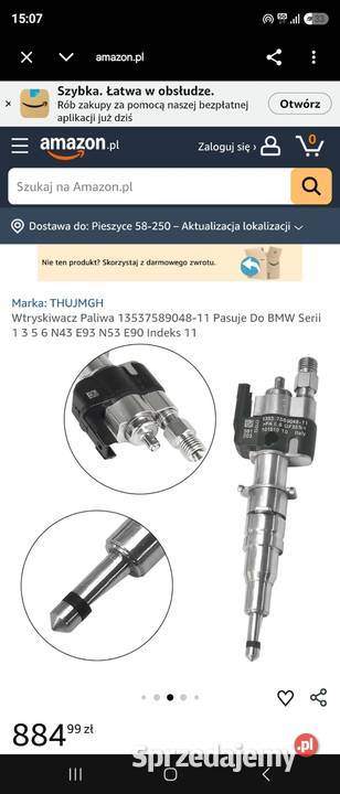 Wtryskiwacz Paliwa 1353758904811 Pasuje Do BMW osobowe Wlewy paliwa