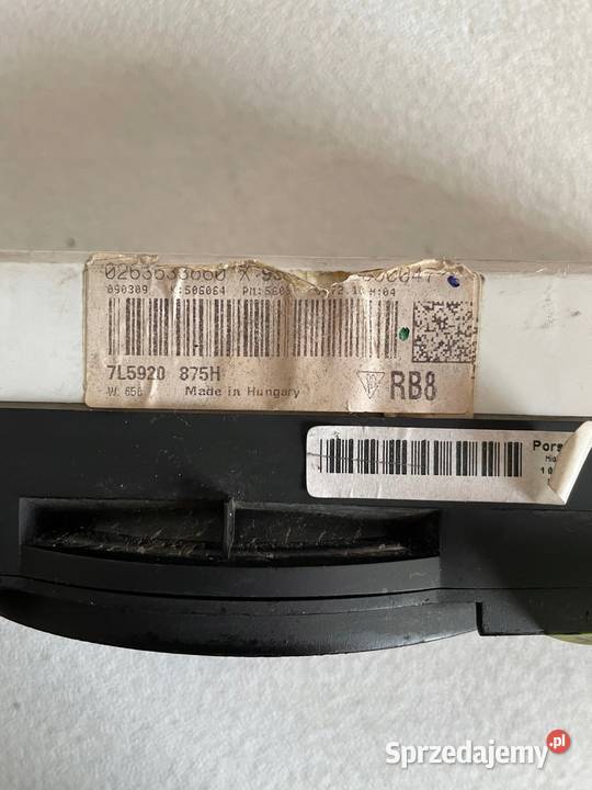 LICZNIK ZEGARY PORSCHE CAYENNE RB8 20072009 Warszawa