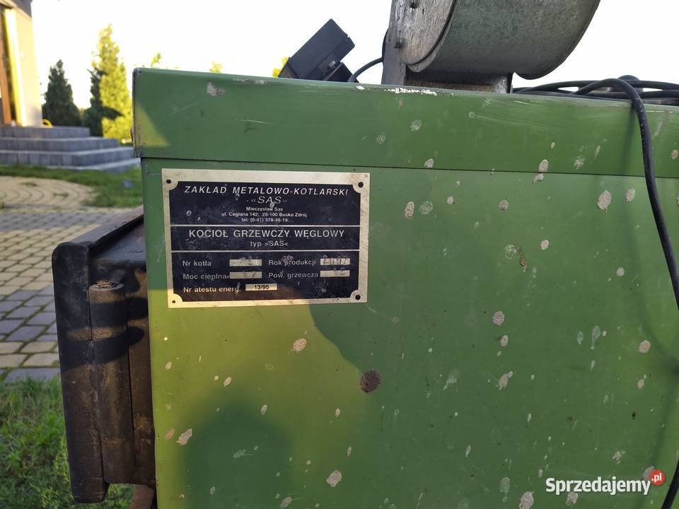 Piec kocioł 17kW SAS ze sterownikiem węgiel świętokrzyskie Korczyn
