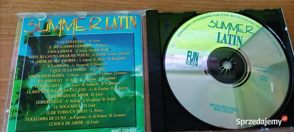 Summer LatinFun music1996Latino SingersThe CD Płyty i kasety Gliwice