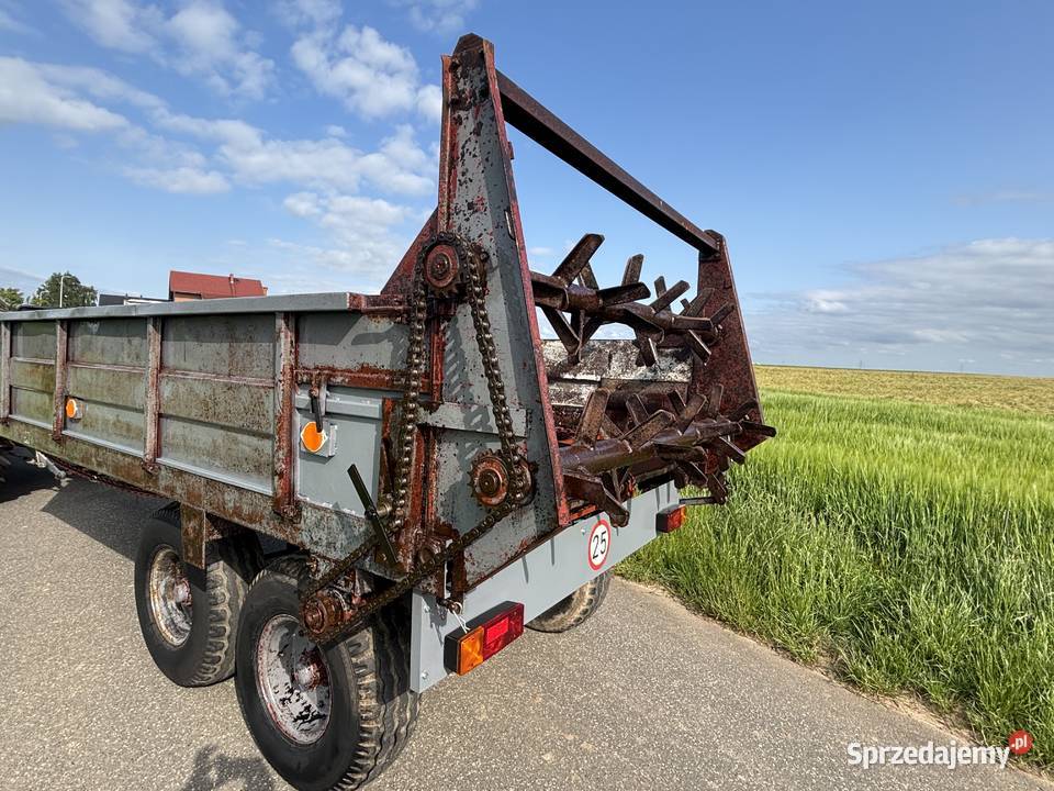 Rozrzutnik obornika tandem 6 ton warfama nieuszkodzony opolskie Solec sprzedam