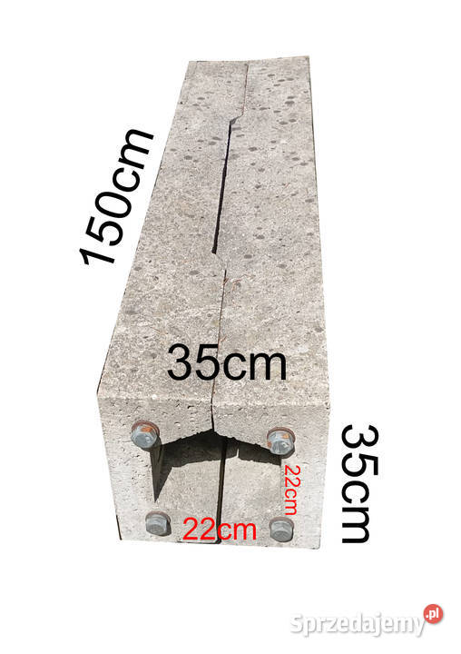 Fundament betonowy słupy oświetleniowe Oświęcim