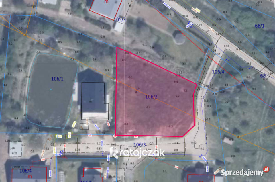 sprzedaży działki Miłocin 952m2 utwardzona