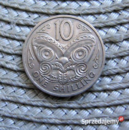 Nowa Zelandia 10 Cent 1 Szyling 1967r Kalisz