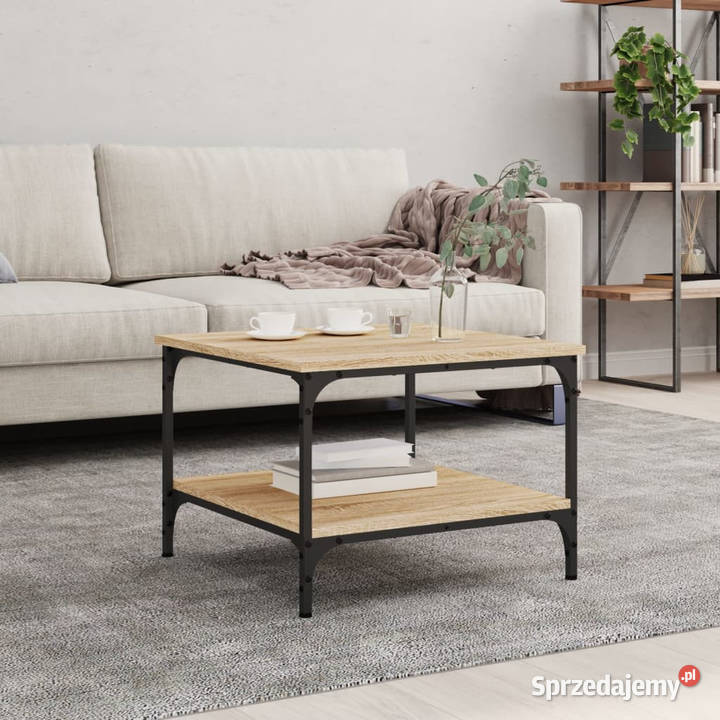 Stolik kawowy kolor dąb sonoma 55x55x40 WM832829 Warszawa