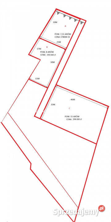Do sprzedaży działka 800m2 Rząska